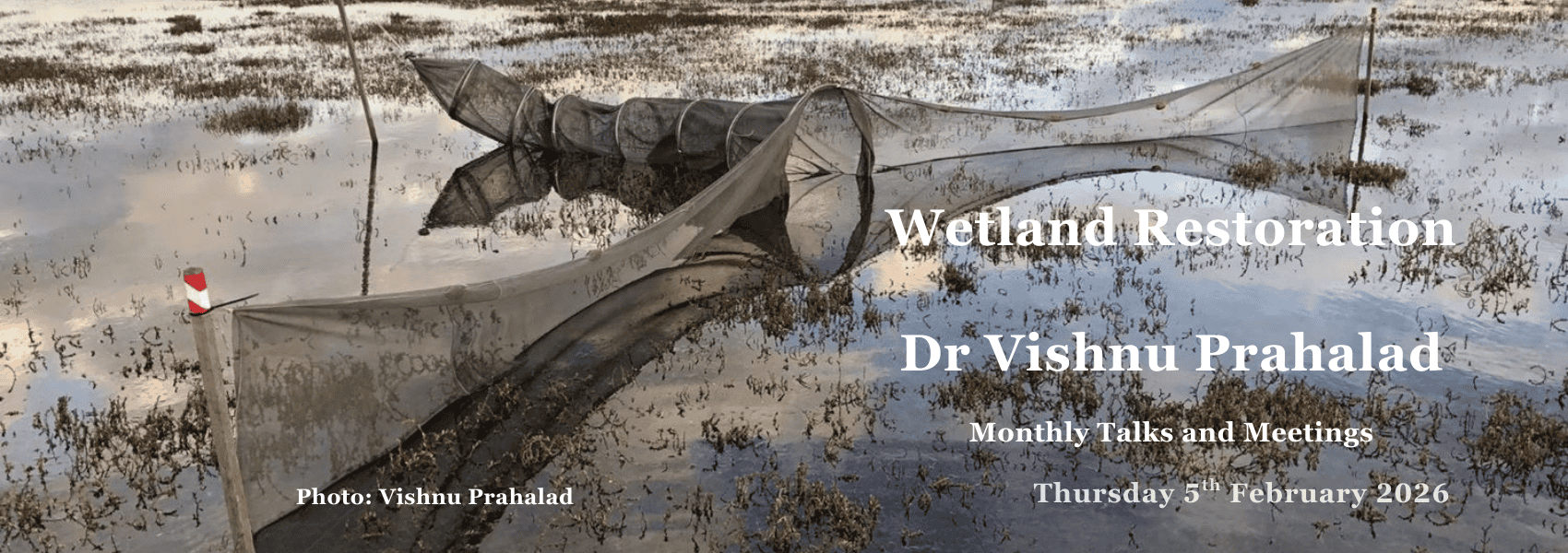 Dr Vishnu Prahalad – Learning from the Marsh: Restoration, Wildlife, and Human Experience
